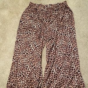 Summersalt The Perfect Palazzo in Leopard